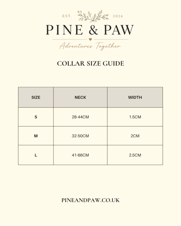 collarsize Cinnamon and Bloom Collar