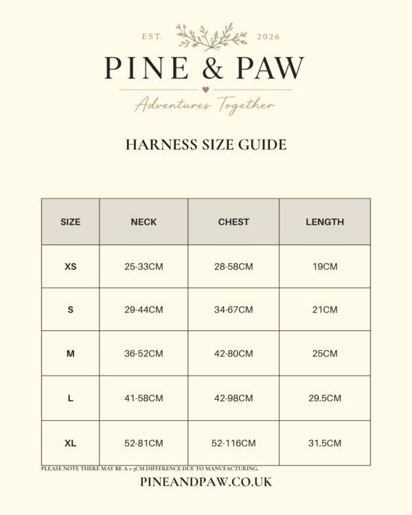 harnesssize Cinnamon and Bloom Harness